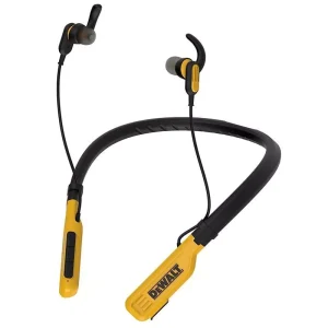 DEWALT 2-in-1 Neckband Bluetooth Headphones