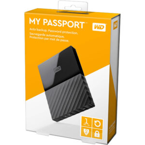 WD My Passport 1TB External Hard Drive